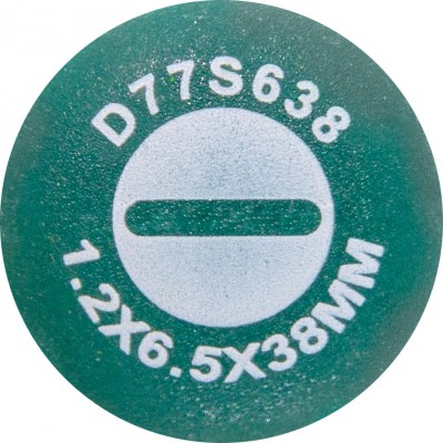  D77S638 Отвертка стержневая шлицевая ANTI-SLIP GRIP, SL6.5х38 мм D77S638