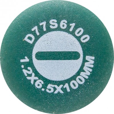  D77S6100 Отвертка стержневая шлицевая ANTI-SLIP GRIP, SL6.5х100 мм D77S6100