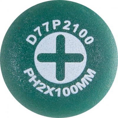 D77P2100 Отвертка стержневая крестовая ANTI-SLIP GRIP, PH2х100 мм D77P2100
