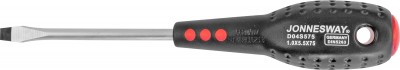 Jonnesway D04S575 Отвертка стержневая шлицевая FULL STAR, SL5.5х75 мм D04S575