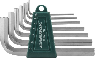 Jonnesway H01M07S Комплект угловых шестигранников 2,5-10мм, 7 предметов S2 материал H01M07S