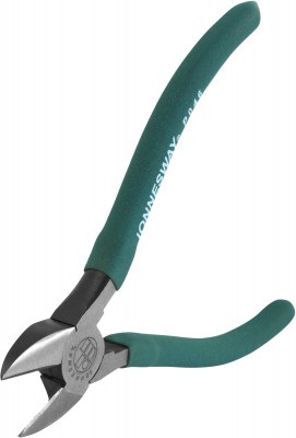 Jonnesway P046 Бокорезы с увеличенными рычагами и ПВХ рукоятками, 160 мм P046