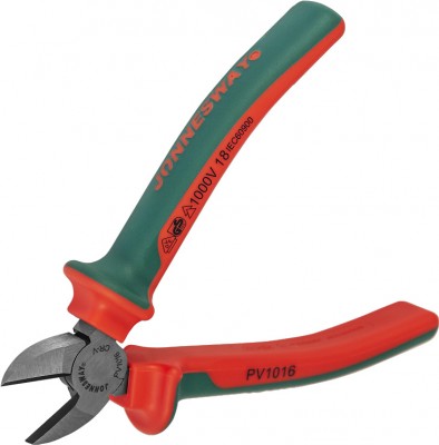 Jonnesway PV1016 Бокорезы диэлектрические с двухкомпонентными рукоятками, 160 мм PV1016