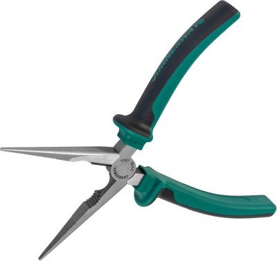 Jonnesway P1118 Длинногубцы прямые с двухкомпонентными рукоятками, 200 мм P1118