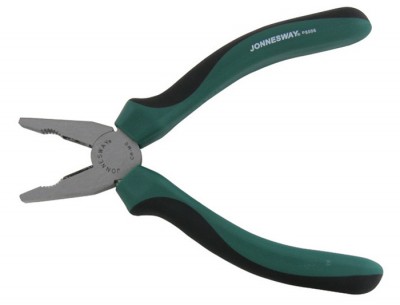 Jonnesway P8006 Пассатижи улучшенные с двухкомпонентными рукоятками, 160 мм P8006