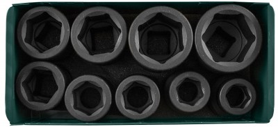 Jonnesway S03A8109S Набор головок торцевых ударных 1"DR, 24-50 мм, 9 предметов S03A8109S