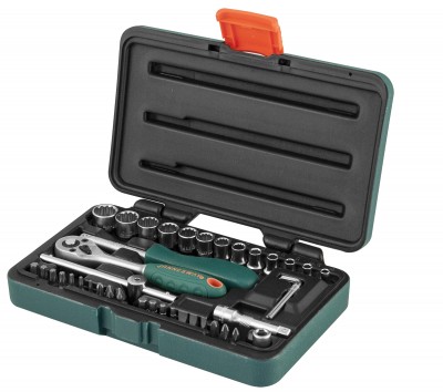 Jonnesway S68H2141S Набор головок торцевых 1/4"DR Super Tech, 41 предмет S68H2141S