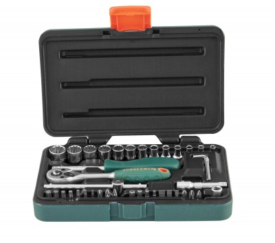 Jonnesway S68H2141S Набор головок торцевых 1/4"DR Super Tech, 41 предмет S68H2141S