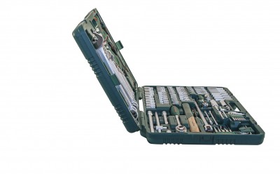 Jonnesway S04H524127S (S04H524127S18) Набор инструмента универсальный 1/2", 1/4"DR, 127 предметов S04H524127S