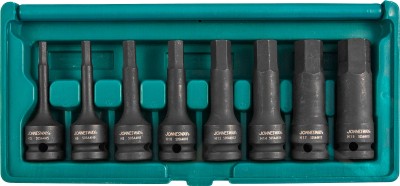 Jonnesway S05A408S Набор насадок торцевых ударных 1/2"DR шестигранных, H5-H19, 8 предметов S05A408S