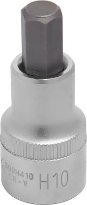 Jonnesway S09H410 Насадка торцевая 1/2"DR с вставкой-битой шестигранной, H10, 55 мм S09H410