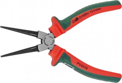 Jonnesway PV4016 Круглогубцы диэлектрические с двухкомпонентными рукоятками, 160 мм PV4016