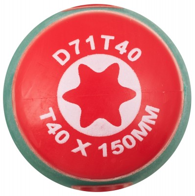 Jonnesway D71T40 Отвертка стержневая TORX® ANTI-SLIP GRIP, T40х150 D71T40