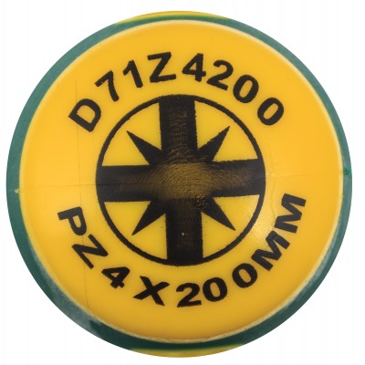  D71Z4200 Отвертка стержневая POZIDRIV® ANTI-SLIP GRIP, PZ4x200 D71Z4200