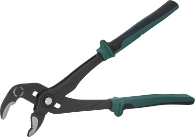 Jonnesway P28212 Клещи переставные с реечной регулировкой, коробчатым захватом и двухкомпонентными рукоятками, 300 мм, 0-46 мм P28212