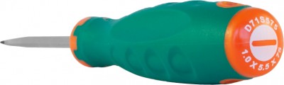 Jonnesway D71S575 Отвертка стержневая шлицевая ANTI-SLIP GRIP, SL5.5х75 мм D71S575