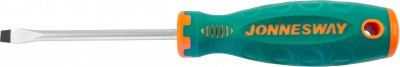 Jonnesway D71S6100 Отвертка стержневая шлицевая ANTI-SLIP GRIP, SL6.5х100 мм D71S6100