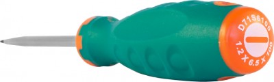 Jonnesway D71S6100 Отвертка стержневая шлицевая ANTI-SLIP GRIP, SL6.5х100 мм D71S6100