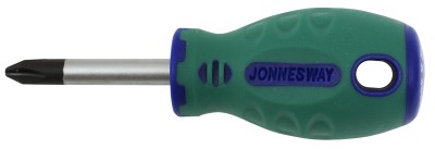 Jonnesway D71P238 Отвертка стержневая крестовая ANTI-SLIP GRIP, PH2х38 мм D71P238