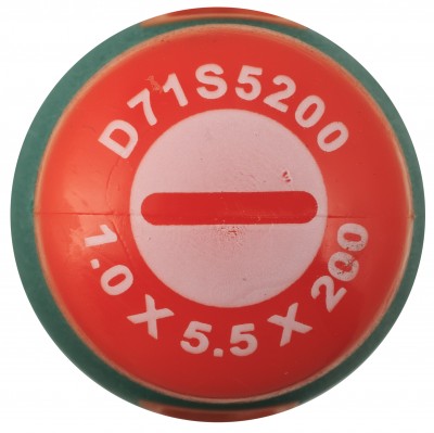 D71S5200 Отвертка стержневая шлицевая ANTI-SLIP GRIP, SL5.5х200 мм D71S5200