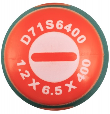  D71S6400 Отвертка стержневая шлицевая ANTI-SLIP GRIP, SL6.5х400 мм D71S6400