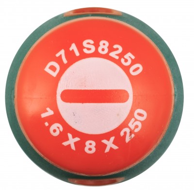  D71S8250 Отвертка стержневая шлицевая ANTI-SLIP GRIP, SL8.0х250 мм D71S8250