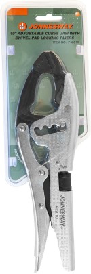 Jonnesway P52C10 Зажим ручной переставной с шарнирной губкой и трубным захватом, 250 мм, 0-80 мм P52C10