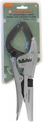 Jonnesway P52D12 Зажим ручной переставной с увеличенным трубным захватом, 300 мм, 0-93 мм P52D12