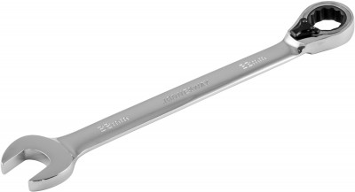 Jonnesway W106122 (W60122) Ключ гаечный комбинированный трещоточный с реверсом, 22 мм W106122