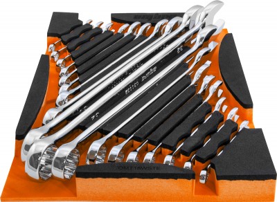 Ombra OMT18WSTE Набор ключей комбинированных в EVA ложементе 280х375 мм, 18 предметов OMT18WSTE