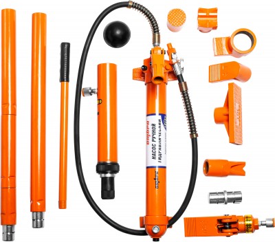 Ombra OHT918V Набор гидравлического инструмента для кузовного ремонта 10 т 17 предметов OHT918V