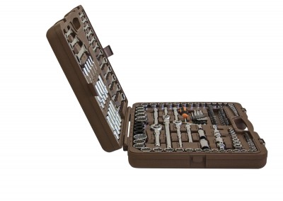 Ombra 911150 Специальный набор инструмента, торцевые головки 1/4", 3/8", 1/2"DR, 4-32 мм и SAE 5/32"--1-1/4", ударные торцевые головки 1/2"DR, 17-23 мм, 150 предметов 911150