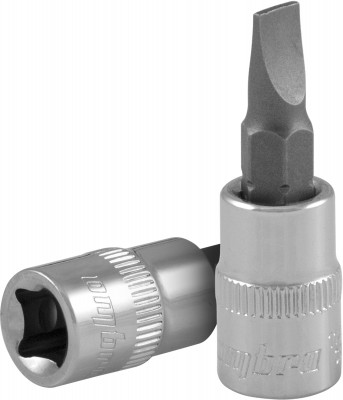 Ombra 114504 Насадка торцевая 1/4"DR с вставкой-битой шлицевой, SL4 114504