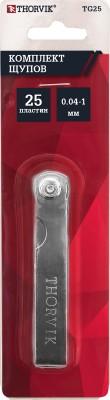 Thorvik TG25 Комплект щупов 25 пластин 0.04-1мм TG25