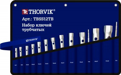  TBSS12TB Набор ключей трубчатых в сумке, 6-32 мм, 12 предметов TBSS12TB