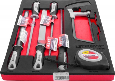 Thorvik UTS8STE Набор режущего инструмента в EVA ложементе 280х375 мм, 8 предметов UTS8STE