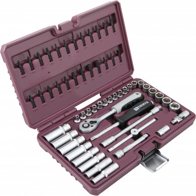 Thorvik TS057 Набор инструмента 1/4"DR, 57 предметов TS057