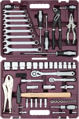 Thorvik TS072 Набор инструмента универсальный 1/4", 1/2"DR, 72 предмета TS072