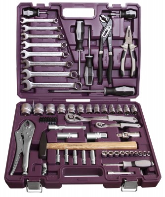 Thorvik TS072 Набор инструмента универсальный 1/4", 1/2"DR, 72 предмета TS072