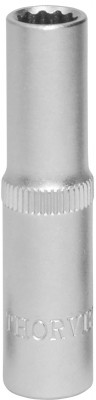  S11S22045 Головка торцевая глубокая 12-гранная 1/4"DR, 4.5 мм S11S22045