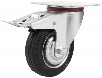 Thorvik TT6-RW Колесо D-100мм поворотное с тормозом для тележки Thorvik TT6-RW