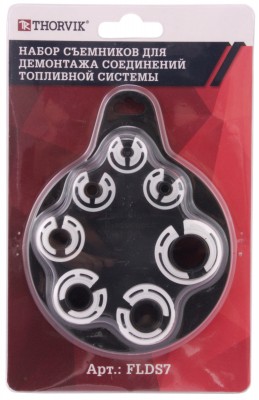 Thorvik FLDS7 Набор съемников для демонтажа соединений топливной системы, 7 предметов FLDS7