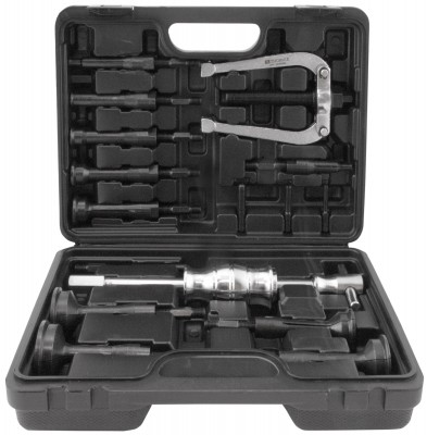 Thorvik SHIPS858 Съемник подшипников с цанговыми захватами за внутреннюю обойму и обратным молотком в наборе, диапазон захватов 8-58 мм SHIPS858