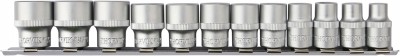 Thorvik S12S1112SM Набор головок торцевых 3/8"DR на держателе, 8-19 мм, 12 предметов S12S1112SM