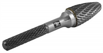 Thorvik TRRBF12250670-2  Борфреза твердосплавная гиперболическая, тип F, 12 мм, двойная насечка, в боксе TRRBF12250670-2