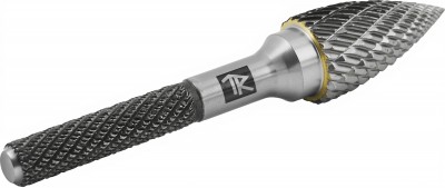 Thorvik TRRBG10200665-2  Борфреза твердосплавная гиперболическая с заостренным концом, тип G, 10 мм, двойная насечка, в боксе TRRBG10200665-2