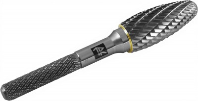 Thorvik TRRBH10250670-2  Борфреза твердосплавная пламевидная, тип H, 10 мм, двойная насечка, в боксе TRRBH10250670-2