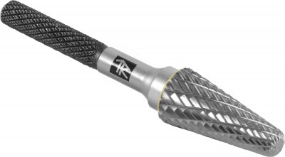 Thorvik TRRBL12280673-2  Борфреза твердосплавная коническая с радиусным торцом, тип L, 12 мм, двойная насечка, в боксе TRRBL12280673-2