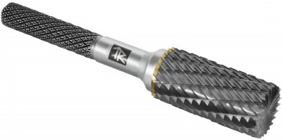 Thorvik TRRBB06160661-2  Борфреза твердосплавная цилиндрическая с торцевой заточкой, тип B, 6 мм, двойная насечка, в боксе TRRBB06160661-2