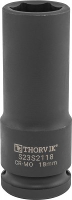 Thorvik S23S2118 Головка торцевая ударная глубокая 1/2"DR, 18 мм S23S2118